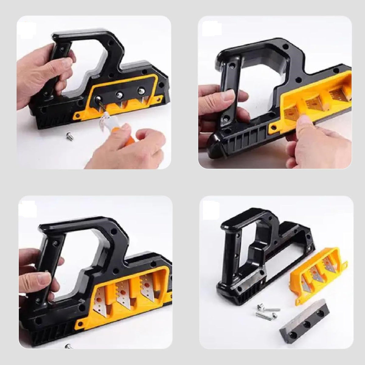 Woodworking Chamferer Hand Plane – 45°/60° Gypsum Board Drywall Edge Trimmer Cutter Carpentry Tool