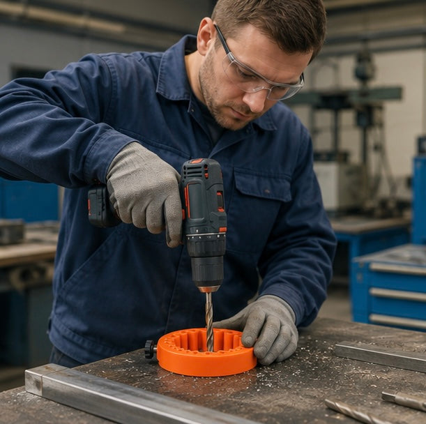 Portable Drill Bit Sharpener - Multi Size Grinder Tool for Power Drill Maintenance and Precision Abrasive Sharpening Tasks