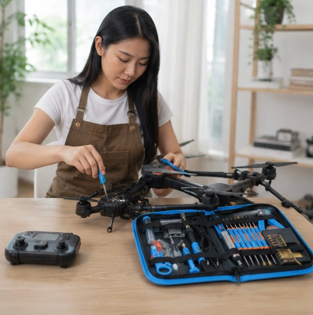 PU Tool Storage Bag - Compact Organizer for Pliers, Soldering Tools and Hardware Accessories