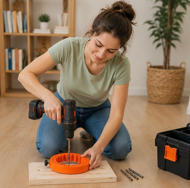 Portable Drill Bit Sharpener - Multi Size Grinder Tool for Power Drill Maintenance and Precision Abrasive Sharpening Tasks