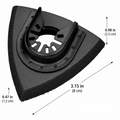 Oscillating Tool Sanding Pad Set-Quick Release Triangular Grinding Accessory for Precision Sanding and Surface Finishing