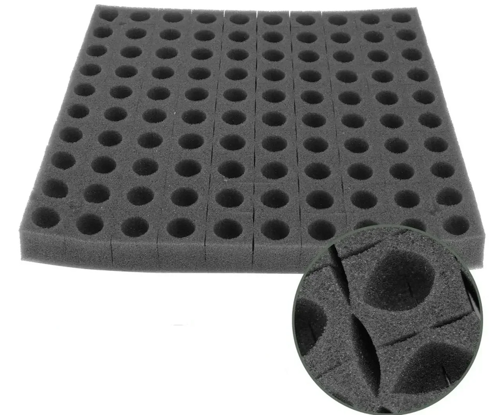 Hydroponic Grow Sponge Set – Soilless Seedling Plugs for Nursery Trays, Vegetable Propagation, Indoor Gardens and Seed Starting