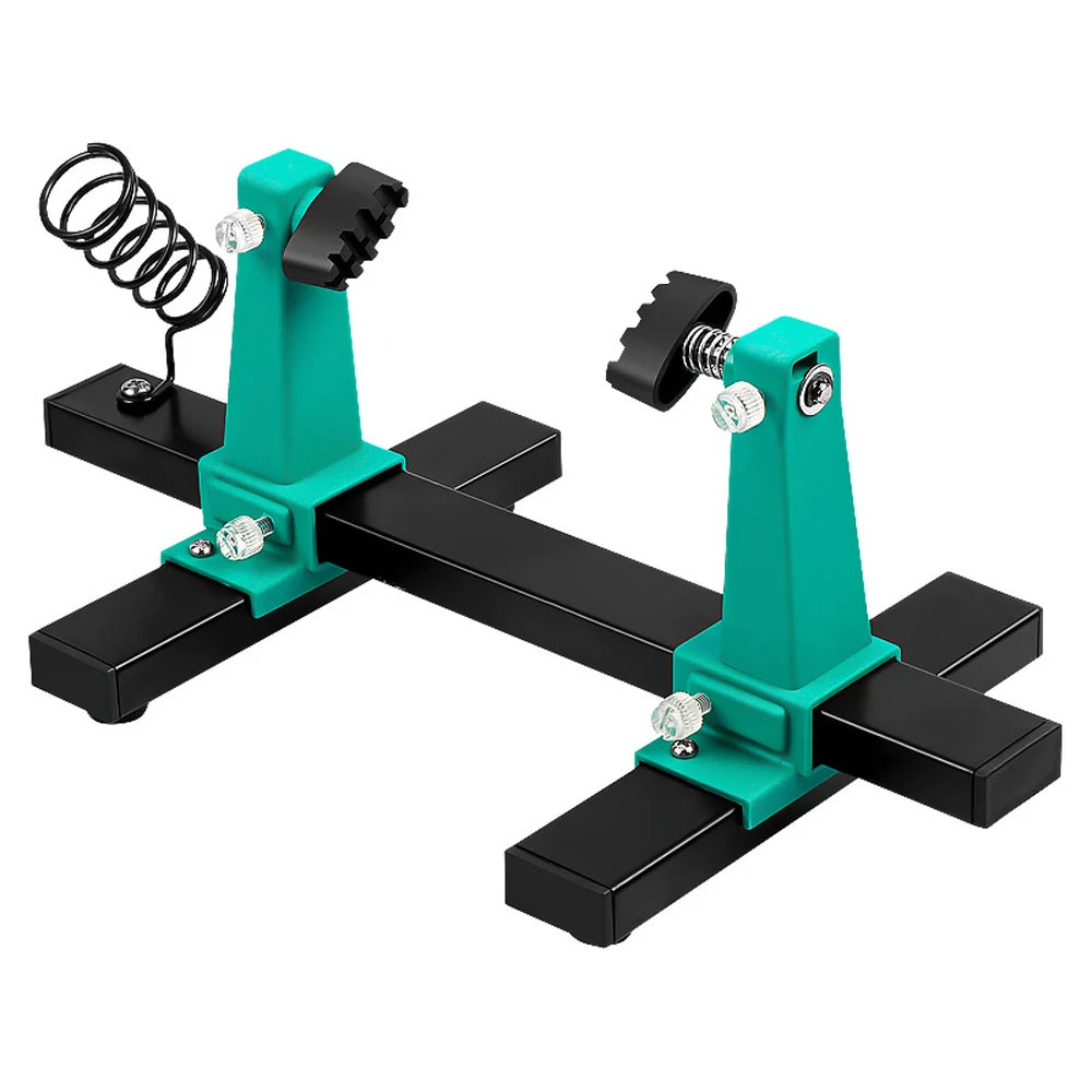 Adjustable PCB Holder 360° Rotation – Printed Circuit Board Soldering Clamp Stand Repair Tool 0-200/300MM