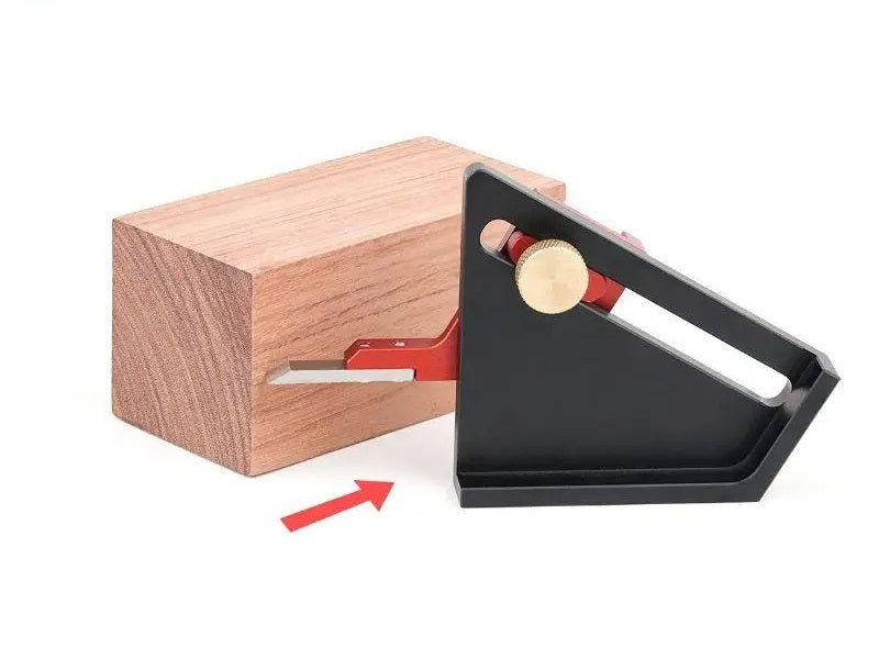 Portable Depth Measurement Tool – Aluminum Alloy Multifunction Height and Depth Gauge Compact Precision Ruler