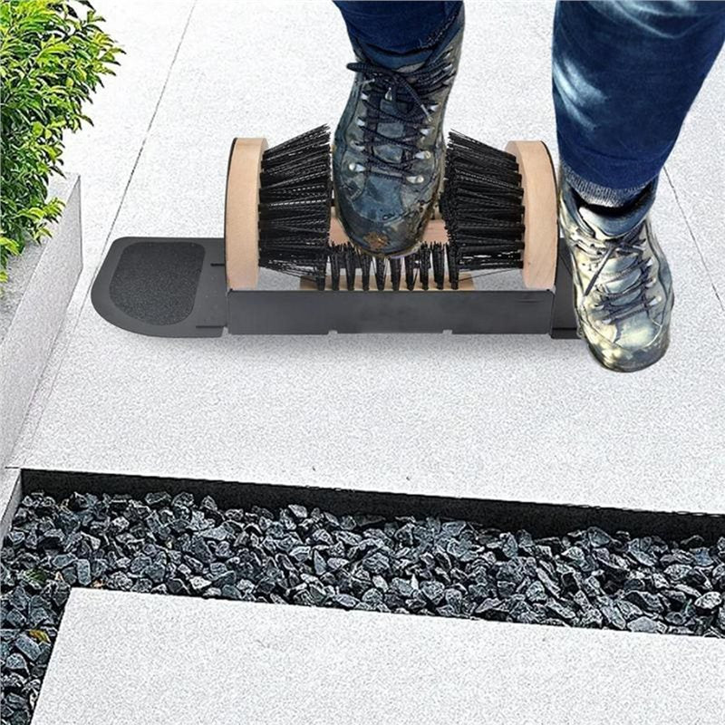 Heavy-Duty Boot Scraper Brush – Indoor Outdoor Shoe Cleaning Tool for Removing Mud and Snow from Footwear in Courtyards