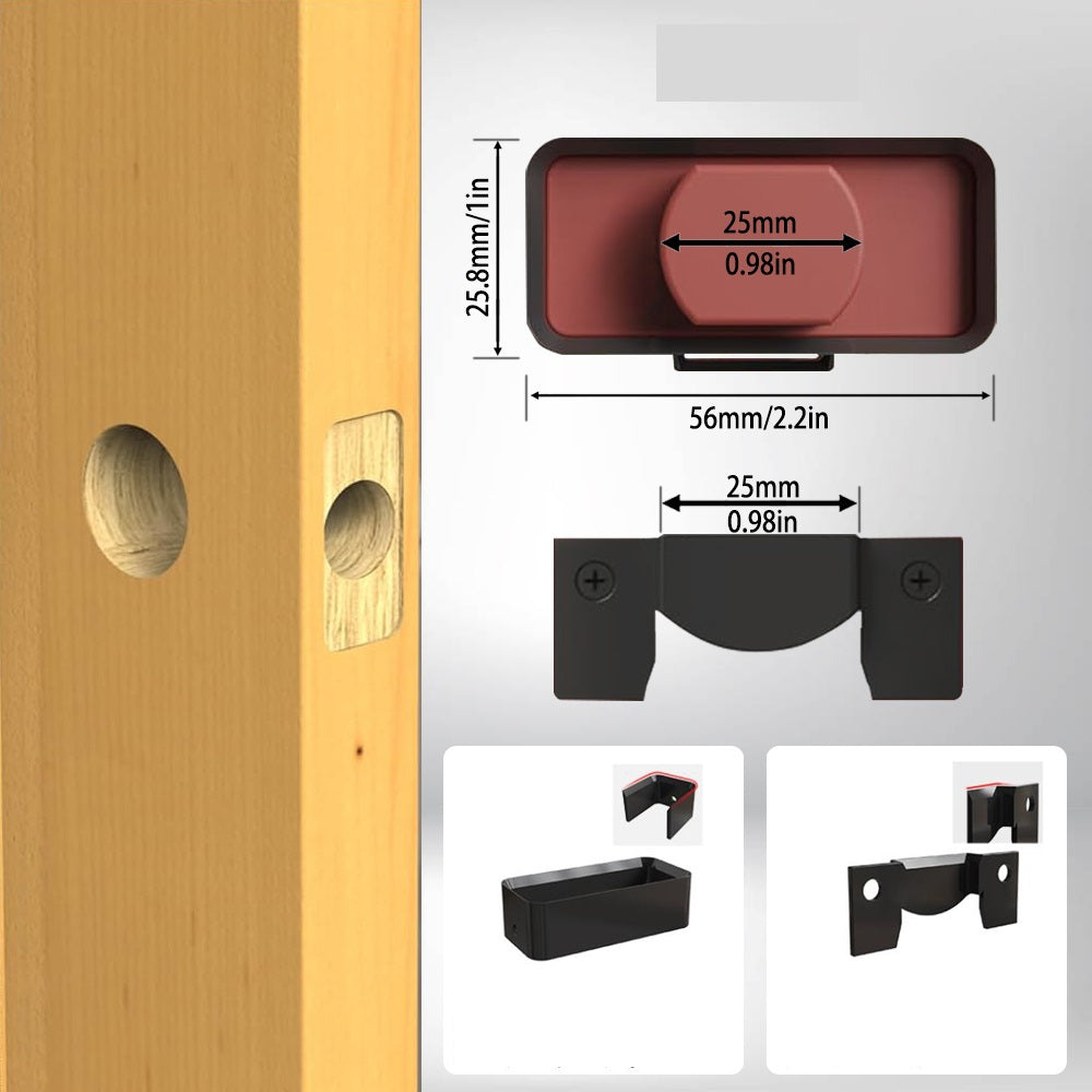 Door Latch Mortise Installation Tool Kit – Precision Wood Door Cutter for 1-3/8" and 1-3/4" Thick Doors