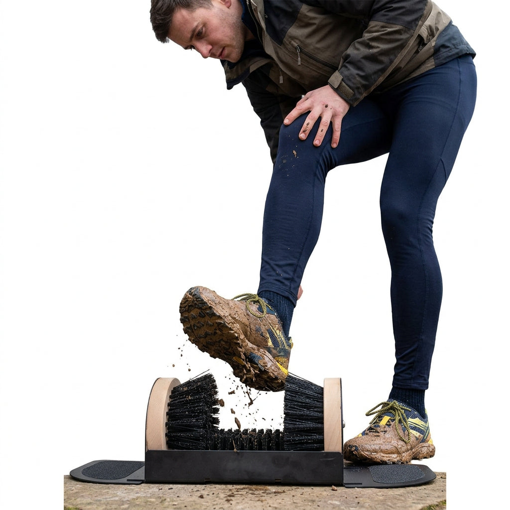 Heavy-Duty Boot Scraper Brush – Indoor Outdoor Shoe Cleaning Tool for Removing Mud and Snow from Footwear in Courtyards