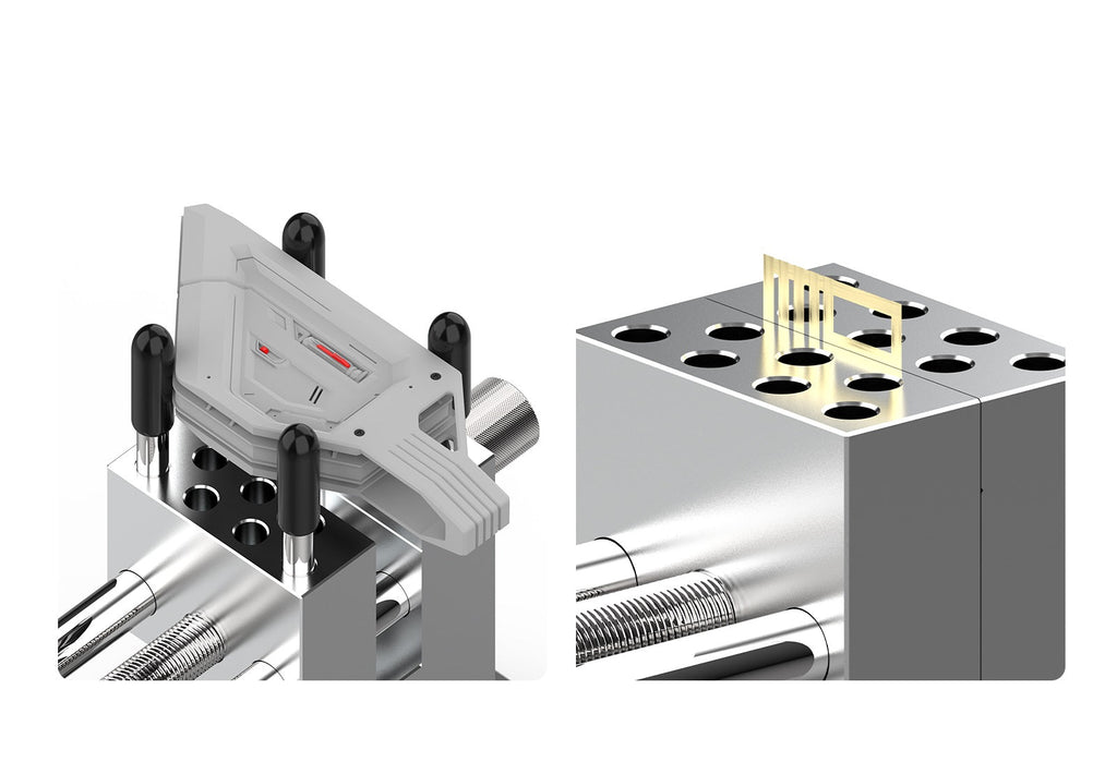 Adjustable Precision Mini Bench Vise Clamp – 2-in-1 Compact Tool for Model Assembly Hobby DIY Projects
