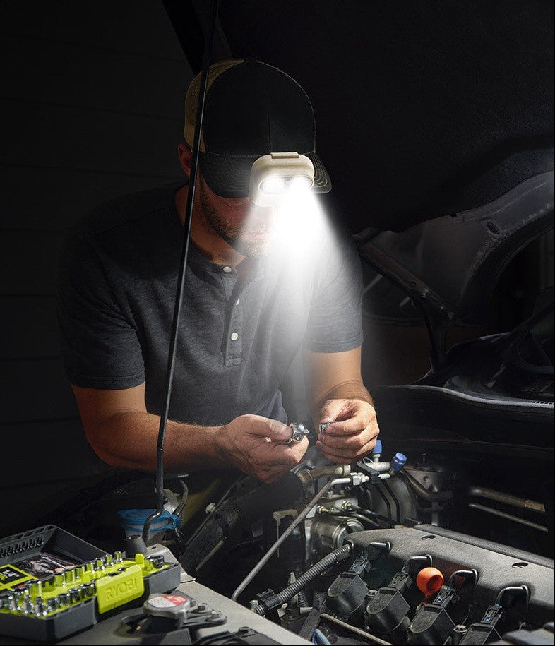 Rechargeable Sensor Headlamp – High-Brightness Waterproof Camera-Style Head Light with Long Battery Life for Fishing, Camping, Hiking and Outdoor Adventures