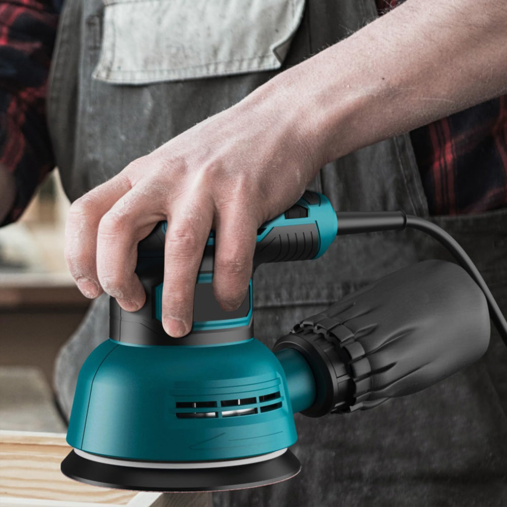 Electric Orbital Sander – 300W 6 Speed 125mm Polisher for Wood Metal Wall Sanding and Car Detailing