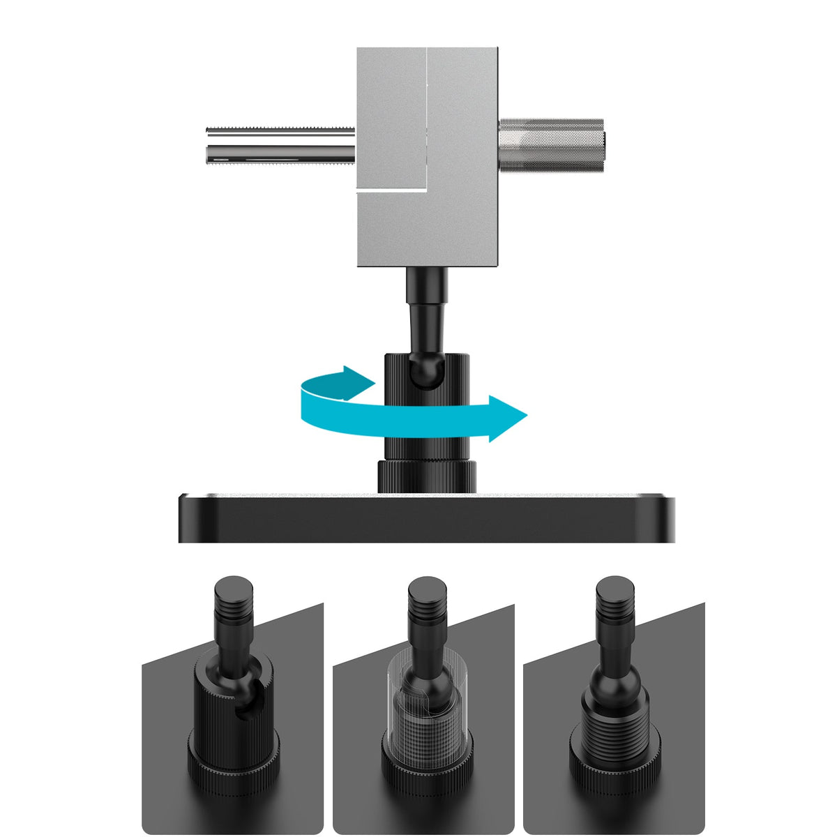 Adjustable Precision Mini Bench Vise Clamp – 2-in-1 Compact Tool for Model Assembly Hobby DIY Projects