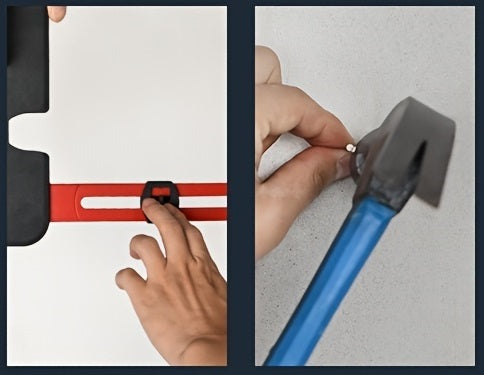 Picture Hanging Leveling Tool Kit – Frame Hardware Positioning Tool with Calibration for Precise Wall Mounting
