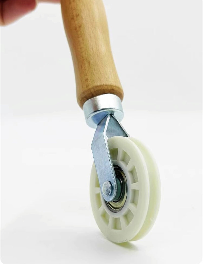 Rubber Wheel LED Strip Roller Tool- Silicone Tape and Aluminum Mount Fixer for Clean Hard Bar Light Installations