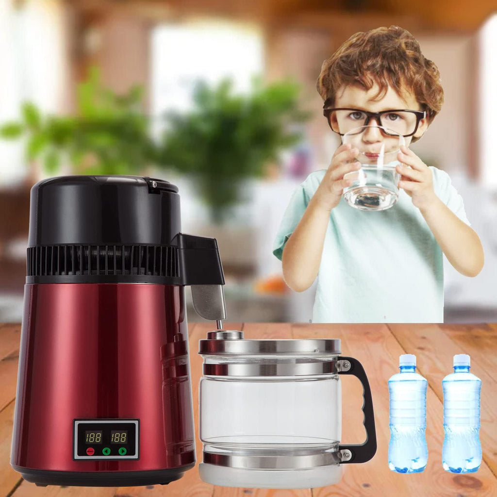 Countertop Water Distiller – Home Water Distillation Appliance with Glass Collection Container for Convenient Kitchen Water Preparation and Everyday Use
