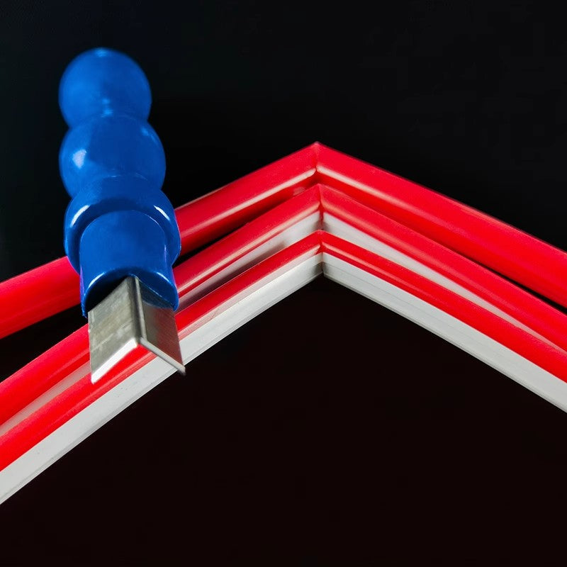 Rubber Wheel LED Strip Roller Tool- Silicone Tape and Aluminum Mount Fixer for Clean Hard Bar Light Installations