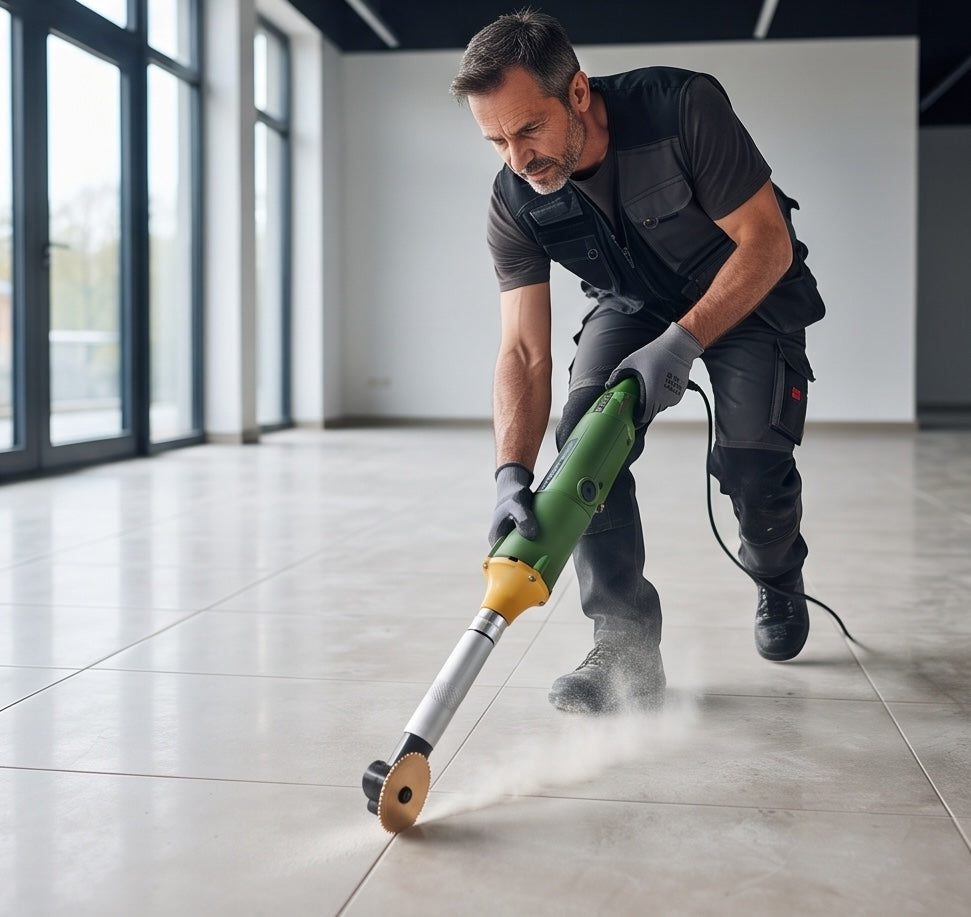 Electric Tile Seam Cleaner – 90° 165W Adjustable Grinder with 15000RPM Speed for Ceramic Joint Cleaning, Cutting and Precise Renovation Work