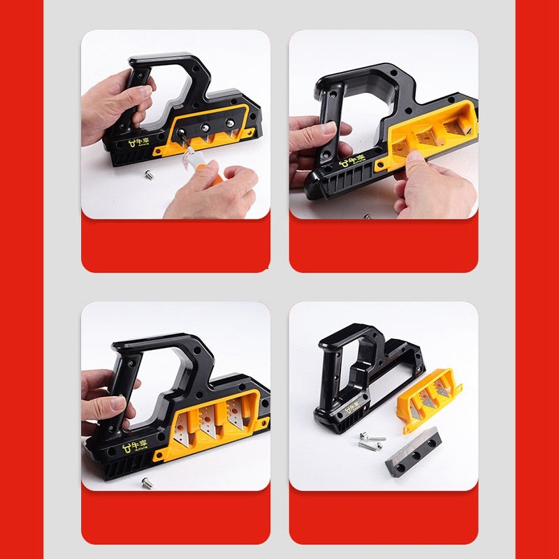 Woodworking Chamferer Hand Plane – 45°/60° Gypsum Board Drywall Edge Trimmer Cutter Carpentry Tool