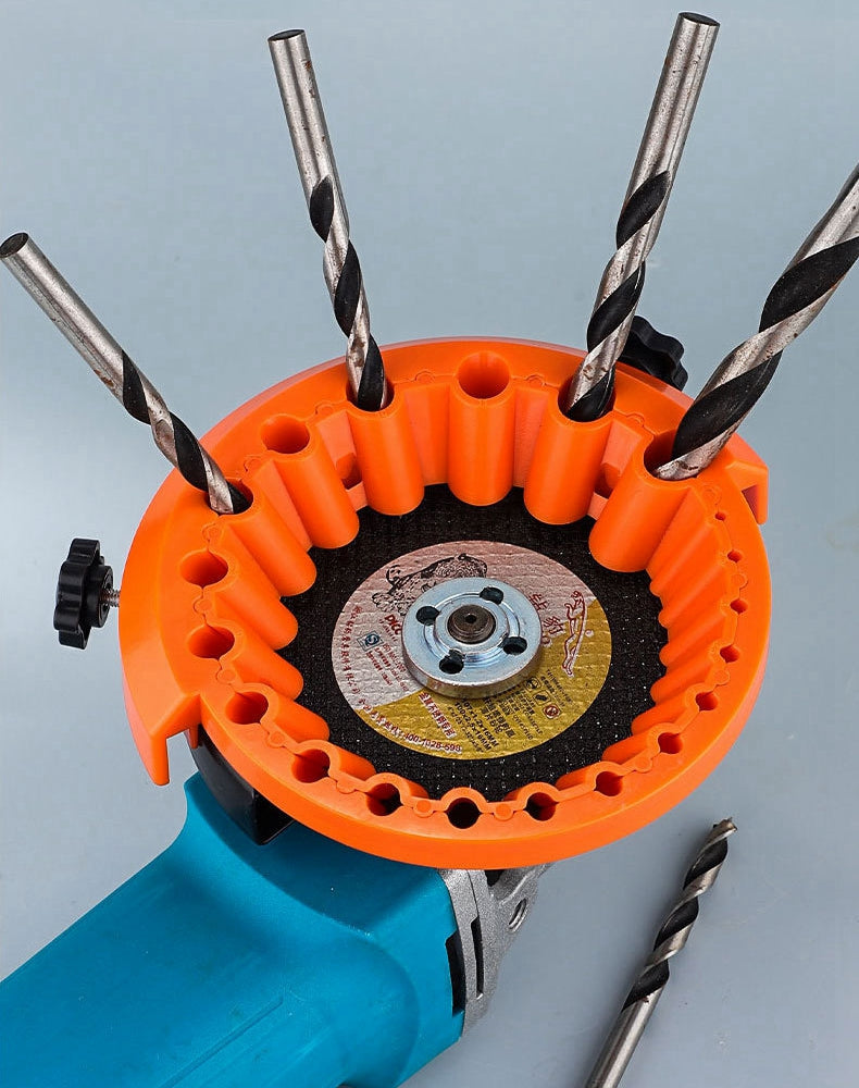 Portable Drill Bit Sharpener - Multi Size Grinder Tool for Power Drill Maintenance and Precision Abrasive Sharpening Tasks
