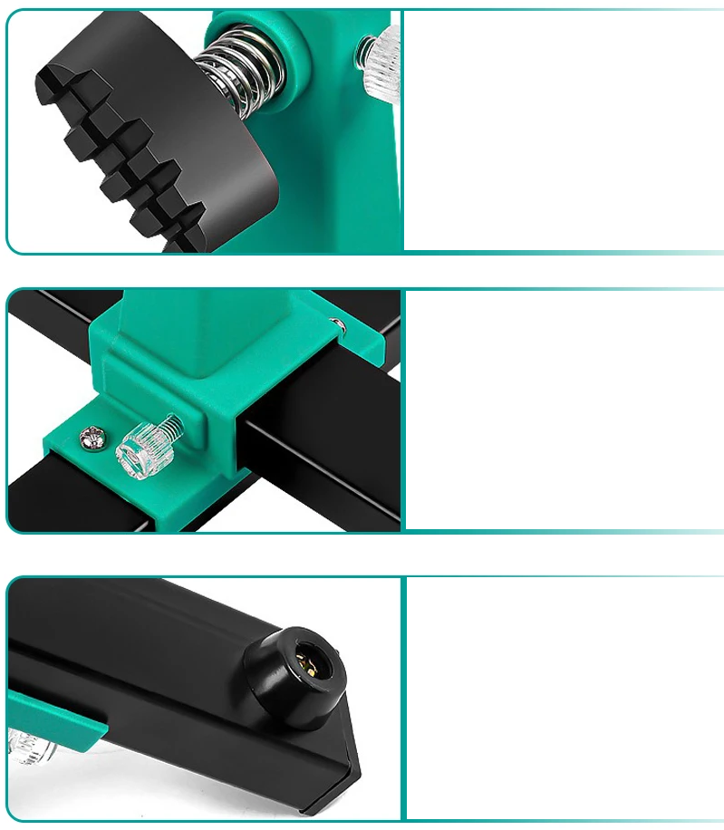 Adjustable PCB Holder 360° Rotation – Printed Circuit Board Soldering Clamp Stand Repair Tool 0-200/300MM