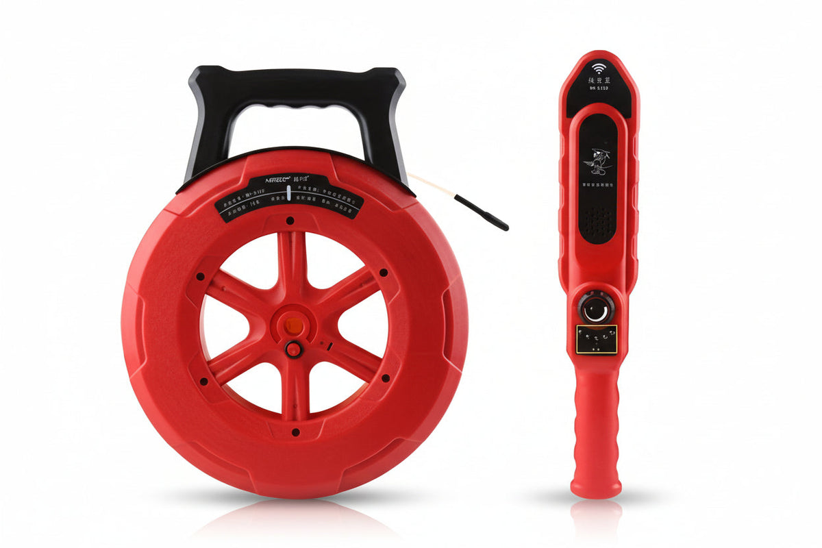Pipeline Blockage Detector – 20M Pipe Scanner Tool for Plumbers, Iron Pipe Clogging Diagnostic Instrument for Drain Inspection and Maintenance