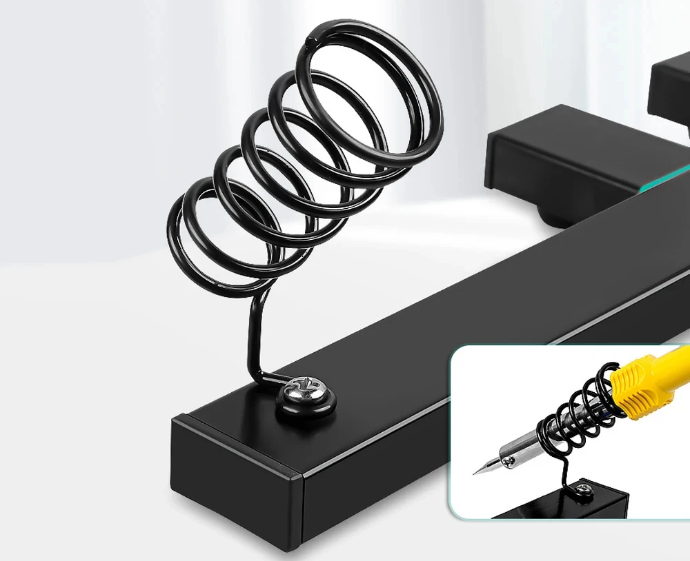Adjustable PCB Holder 360° Rotation – Printed Circuit Board Soldering Clamp Stand Repair Tool 0-200/300MM