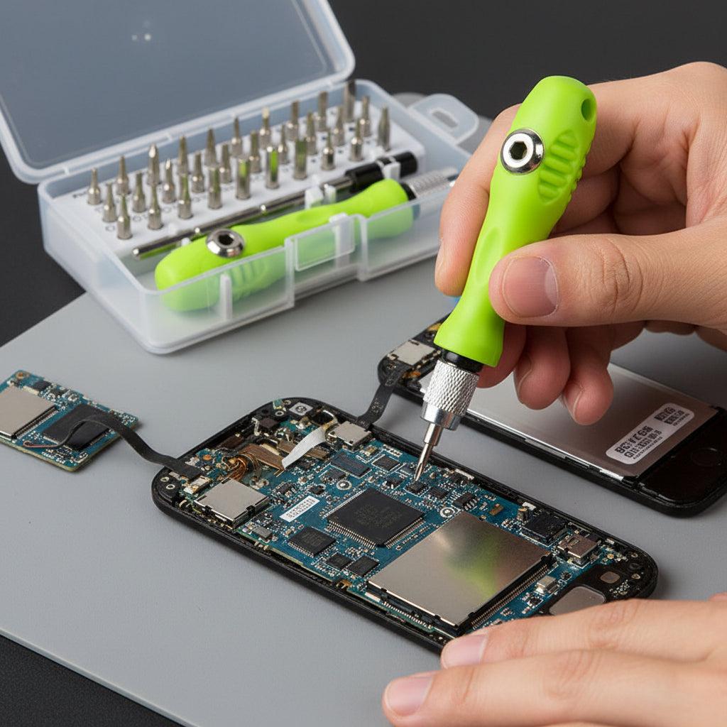 Precision Screwdriver Set - 32-in-1 Magnetic Repair Tool Kit with Torx Phillips Bits for Phone Watch Laptop and PC Maintenance