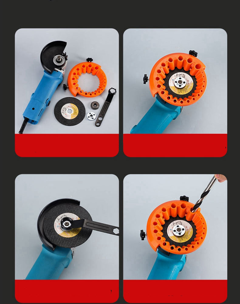 Portable Drill Bit Sharpener - Multi Size Grinder Tool for Power Drill Maintenance and Precision Abrasive Sharpening Tasks