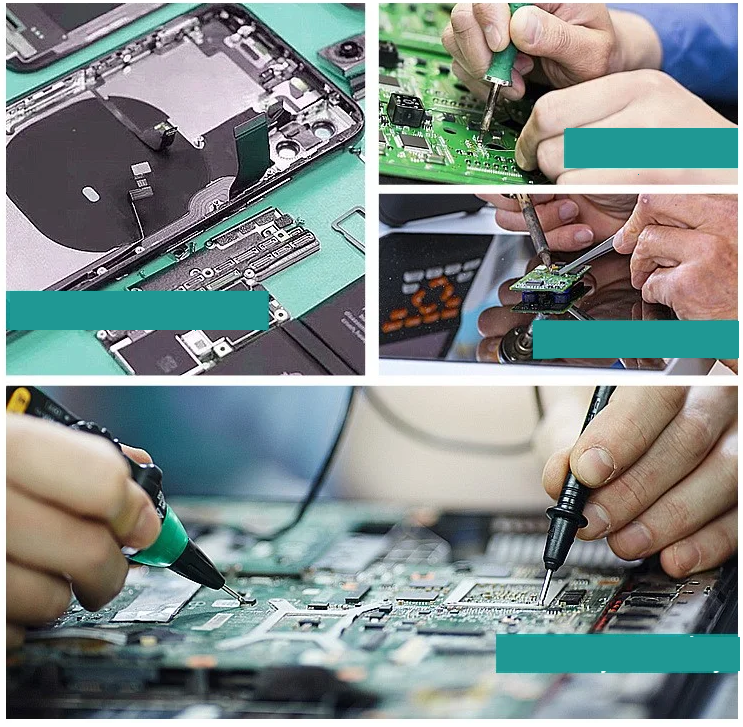 Adjustable PCB Holder 360° Rotation – Printed Circuit Board Soldering Clamp Stand Repair Tool 0-200/300MM