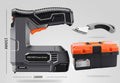 Cordless Lithium Electric Nail Gun – Rechargeable Gas-Powered Napping Machine for Woodworking, Precision Nail Shooting Tool for Home Construction and DIY Projects
