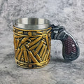 Gun Handle Bullet Design Mug