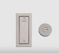 Invisible Push-Out Door Lock – Embedded Hardware Latch for Bathrooms, Barn Doors, Sliding Doors, Hidden Rooms and Minimalist Interior Security