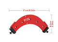 Woodworking Router Radius Template Jig – R100 to R300 Arc Angle Positioning Guide Reusable Corner Tool