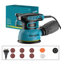 Electric Orbital Sander – 300W 6 Speed 125mm Polisher for Wood Metal Wall Sanding and Car Detailing