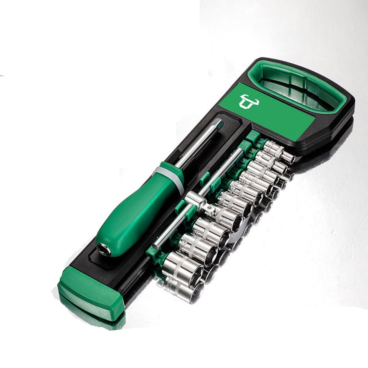 CRV Ratchet Spanner Socket Wrench Set – 1/4" 3/8" 1/2" Automotive Mechanic Tool Kit for Garage DIY Repair