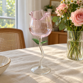 Rose Shape Elegant Wine Glass