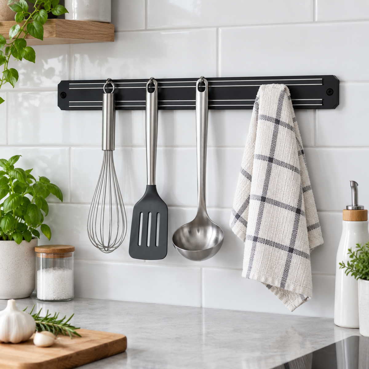 Wall Mount Magnetic Knife Holder