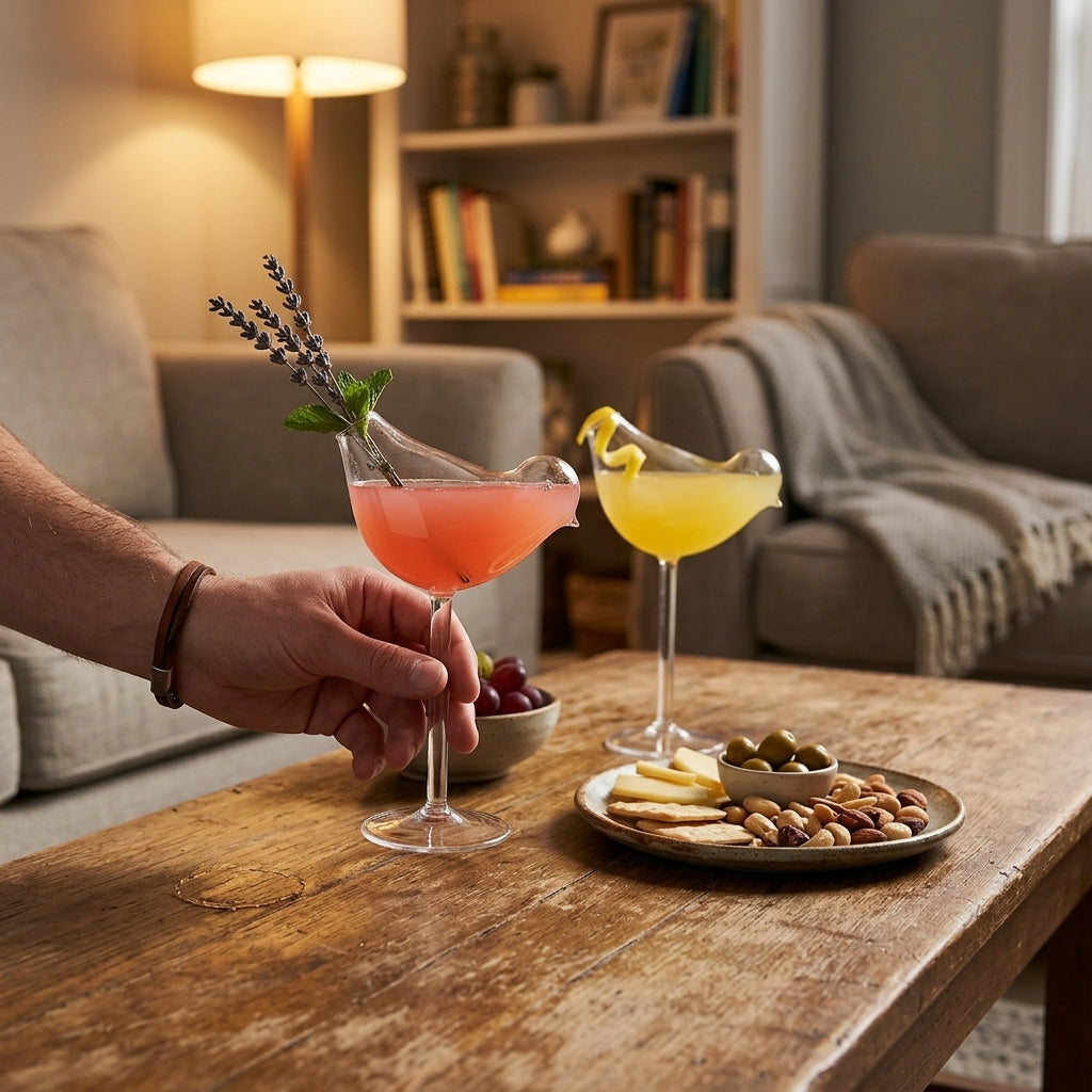 Bird Shape Creative Cocktail Glass