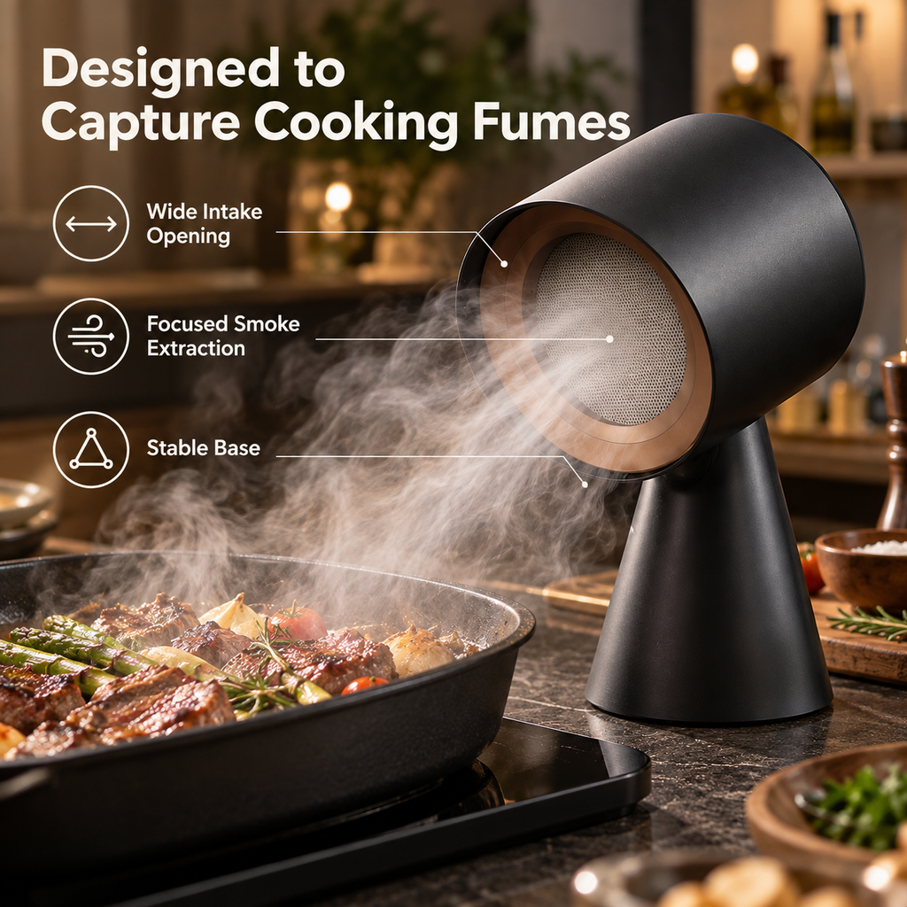 Kitchen Portable Desktop Air Mini Vent Fan