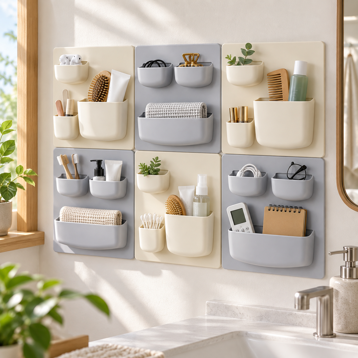 Home Storage Wall Suction Storage Rack