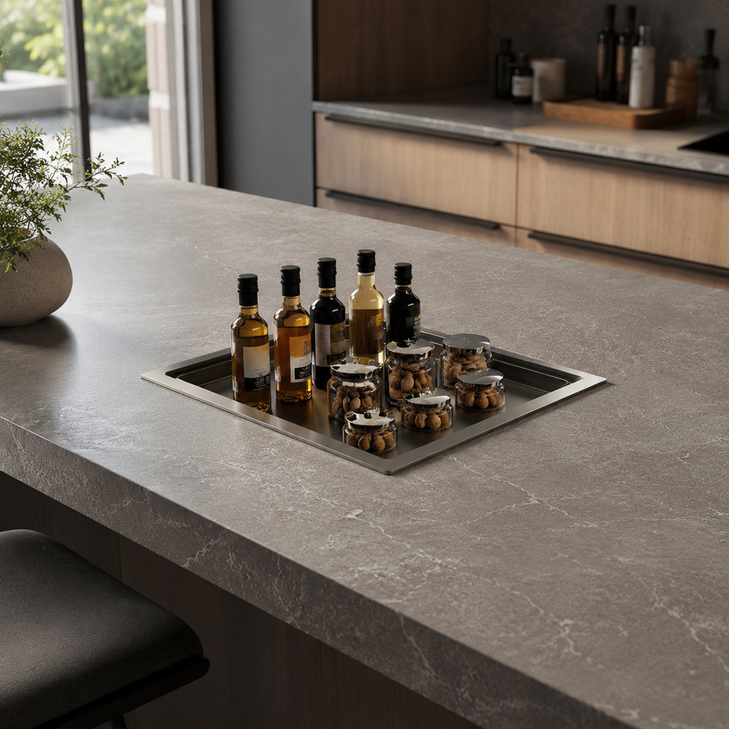 Hidden Smart Kitchen Storage Electric Lyft System