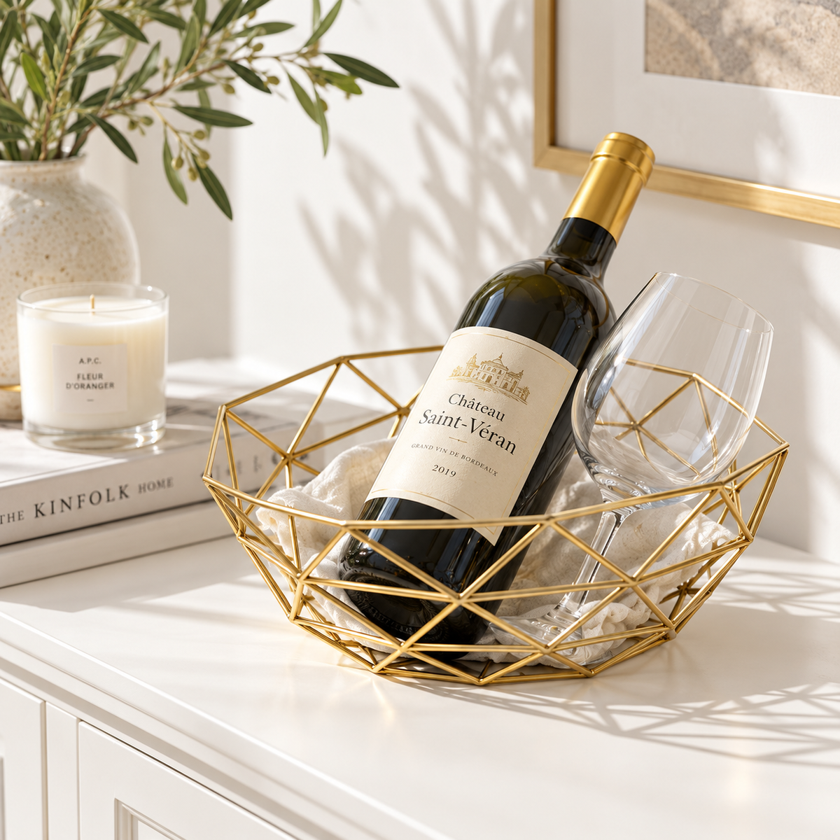 Creative Nordic Style Iron Basket