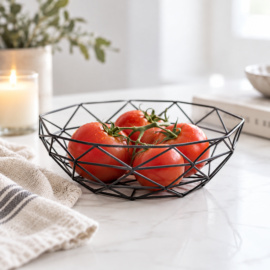 Creative Nordic Style Iron Basket