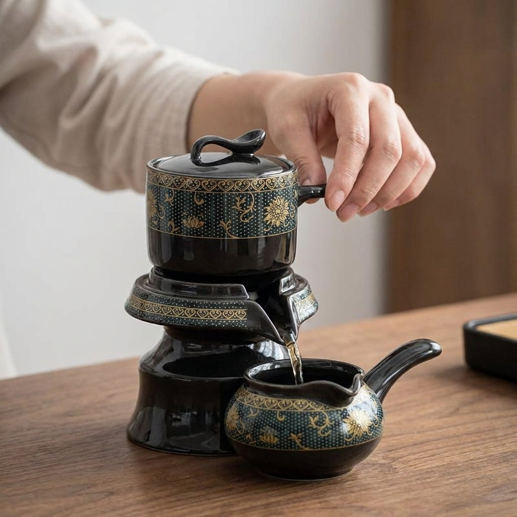 Vintage Chinese Style Unique Ceramic Tea Set