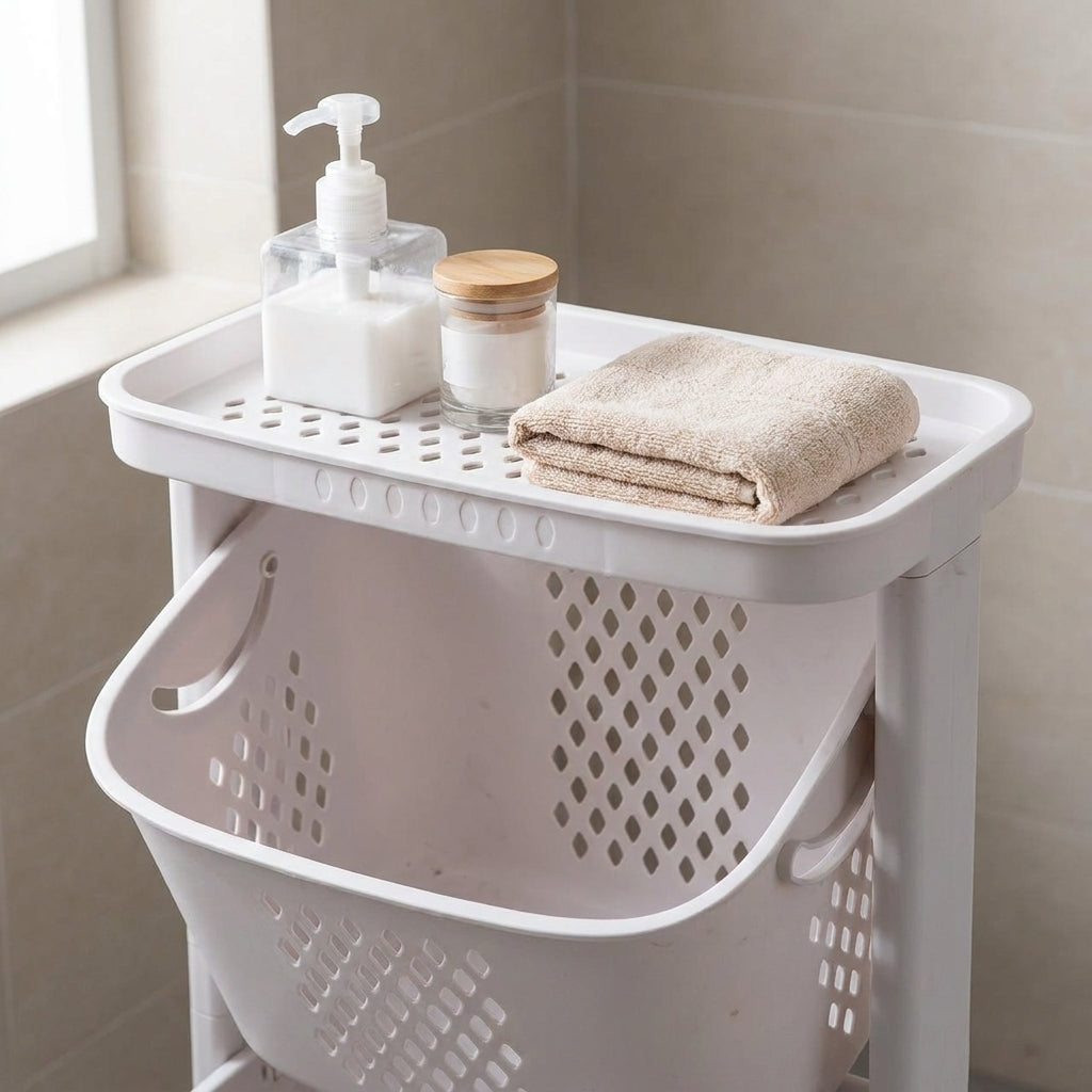 Multi-Layer Hanging Laundry Organizer Basket