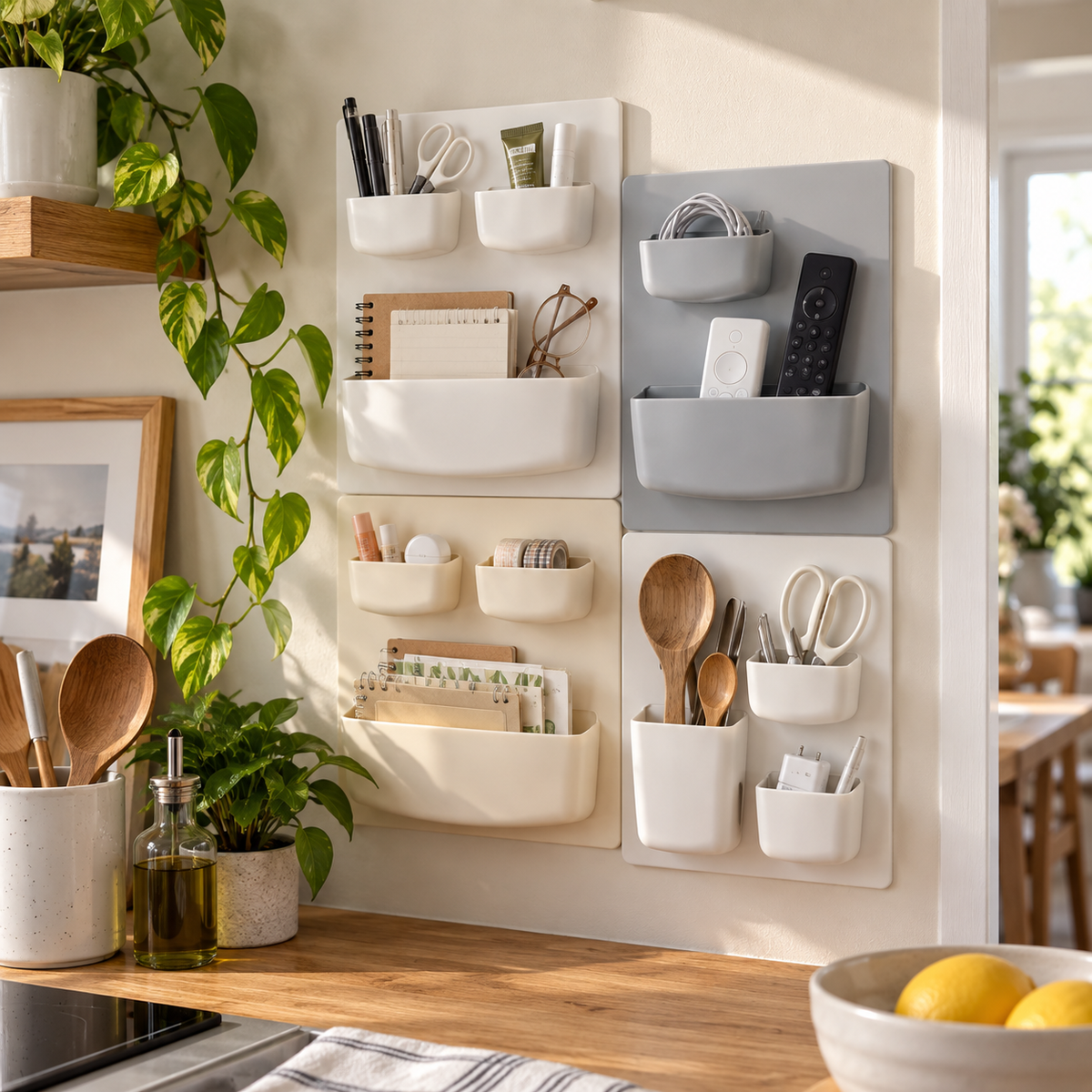 Home Storage Wall Suction Storage Rack