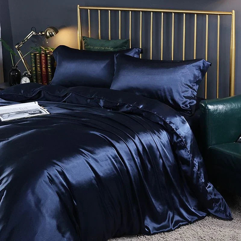 kaatw | Elegant Satin Silk Bedding Set - Luxurious Comfort for Every Night