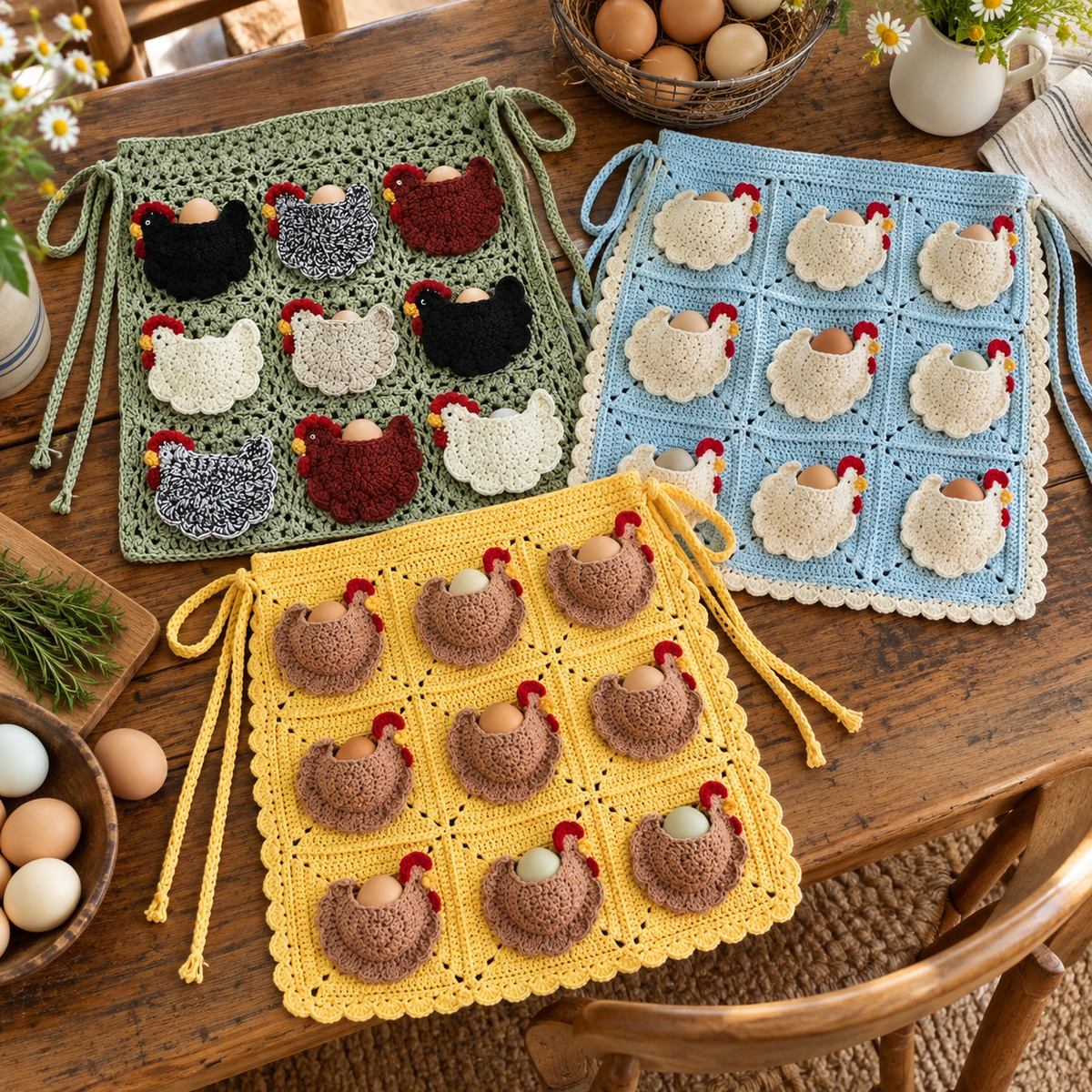 Egg Pocket Chicken Apron