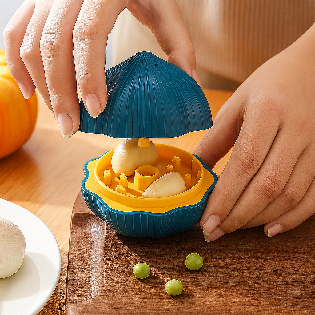 Garlic Shape Rotating Vegetable Grinder