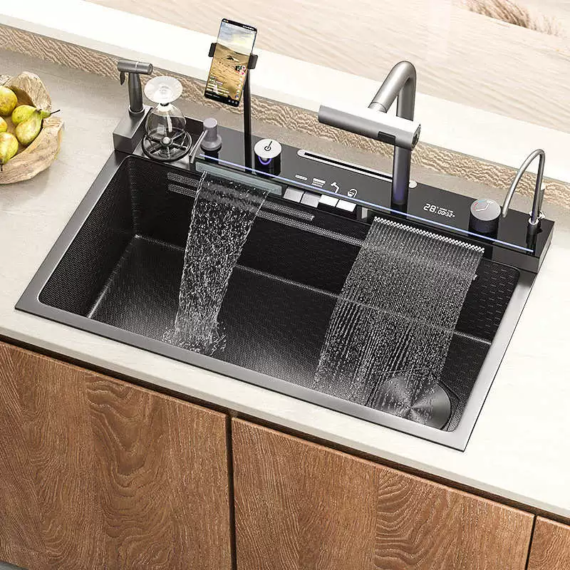 Waterfall Nano Piano Key Smart Kitchen Sink