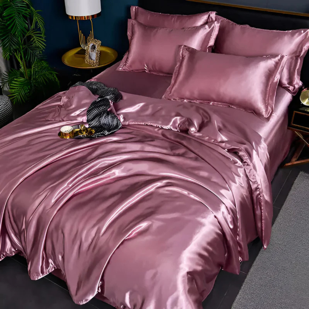 kaatw | Silk Satin Duvet Cover Bedding Set